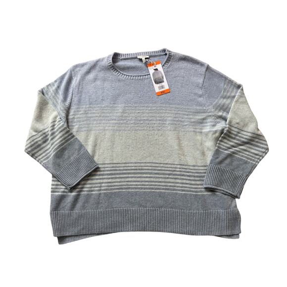 ELLA MOSS Sweater size Women's XXL; Blue & Green Ombre;  NWT - Picture 1 of 5